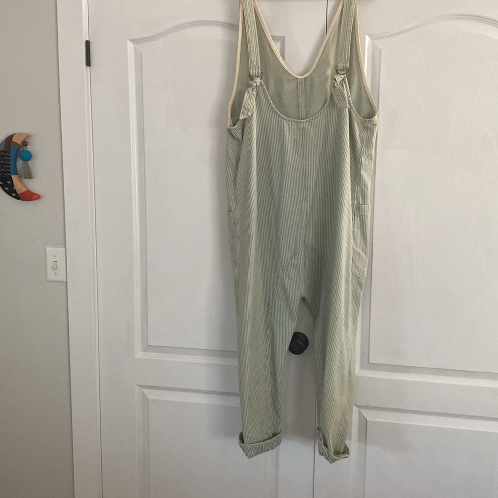We The Free High Roller railroad Striped Jumpsuit - Picture 3 of 4